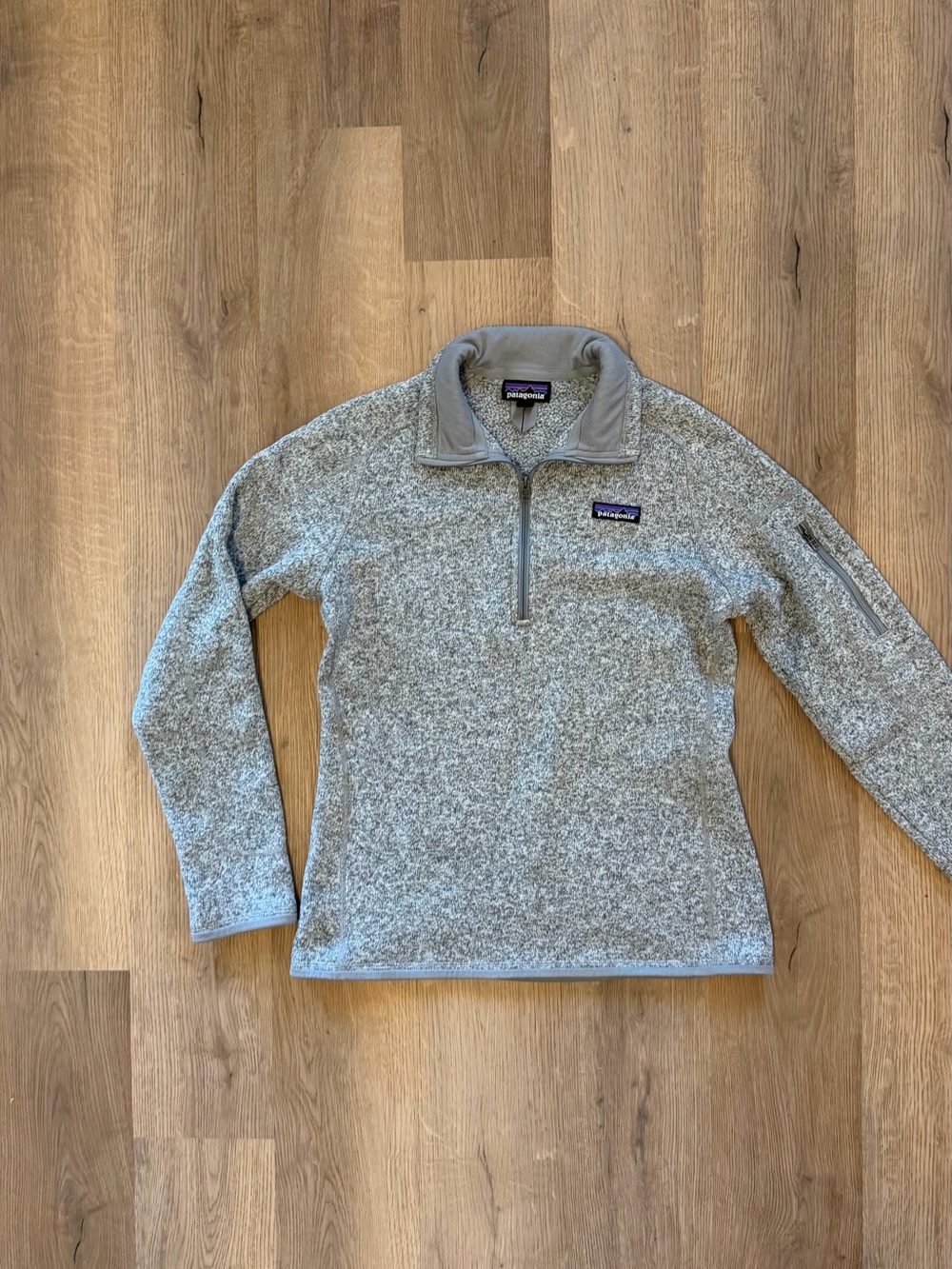Patagonia Better Sweater 1/4 Zip Fleece Gray Pullover Medium